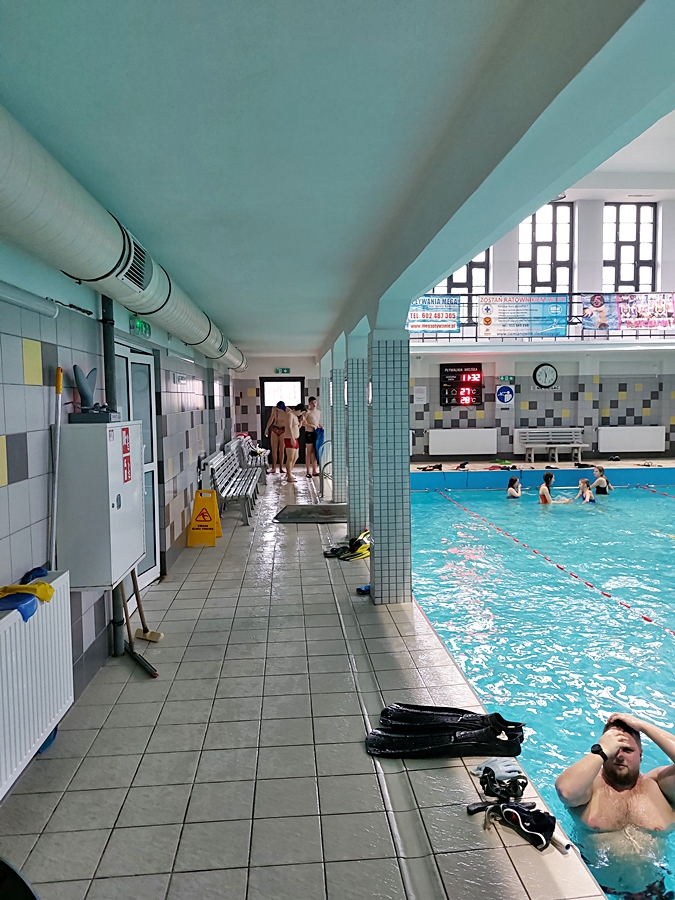 Hokej pod wodą Walenie Siemianowice Śląskie Trening 1 II 2025